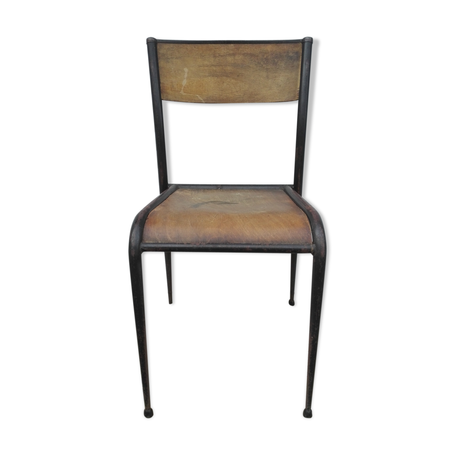 School mullca 510 foot spindle vintage chair