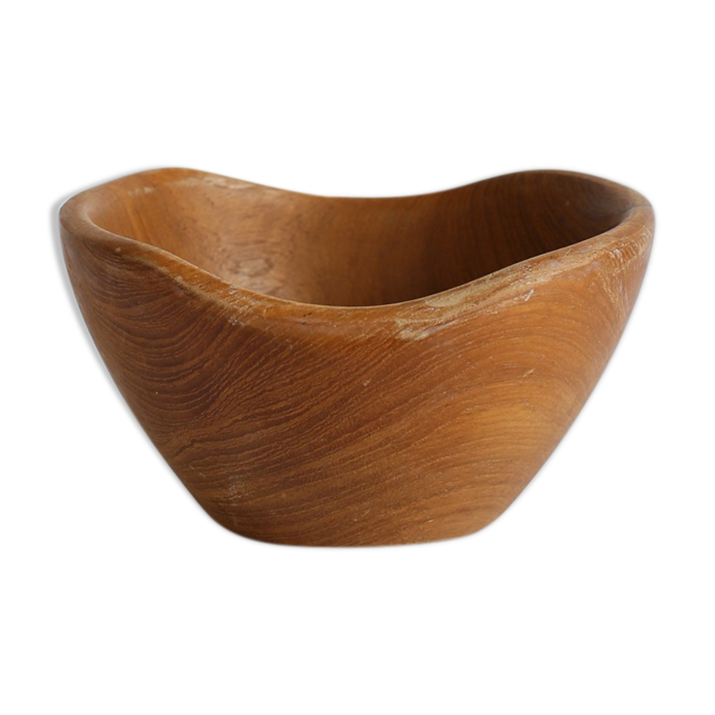 Solid wood bowl