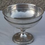 Coupe en metal argente de style louis xvi