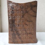 Brown ceramic vase