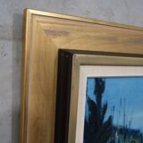 Nils ingvar walterström (1929-1988), swedish modern painting, 1960s, oil on canvas, framed