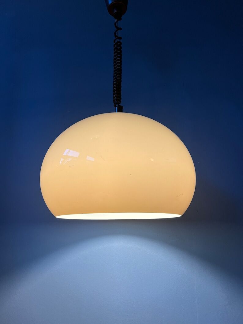 Space age mushroom suspension lamp by Dijkstra