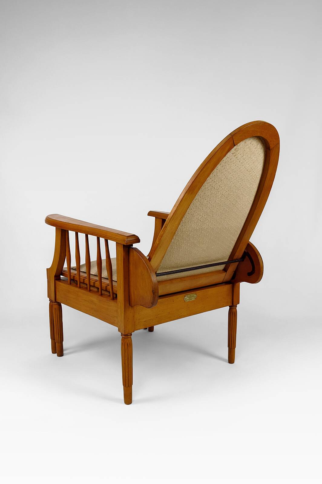 Morris beech lounge chair, Art Deco, France, Circa 1925