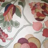 Pair of down poufs fabric of Lelièvre