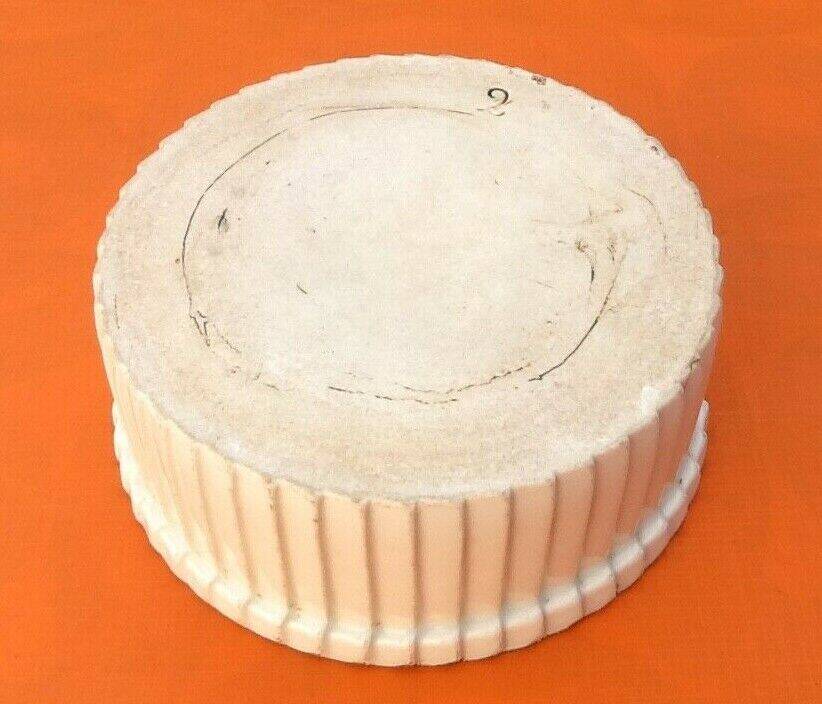 1930s Round soufflé dish N°2 White ceramic
