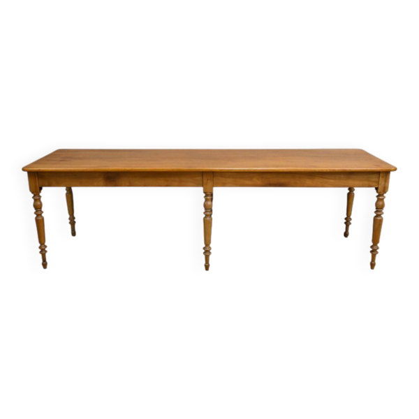 Table de ferme en merisier – fin XIXe