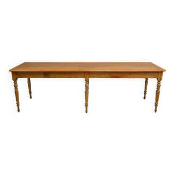 Table de ferme en merisier – fin XIXe