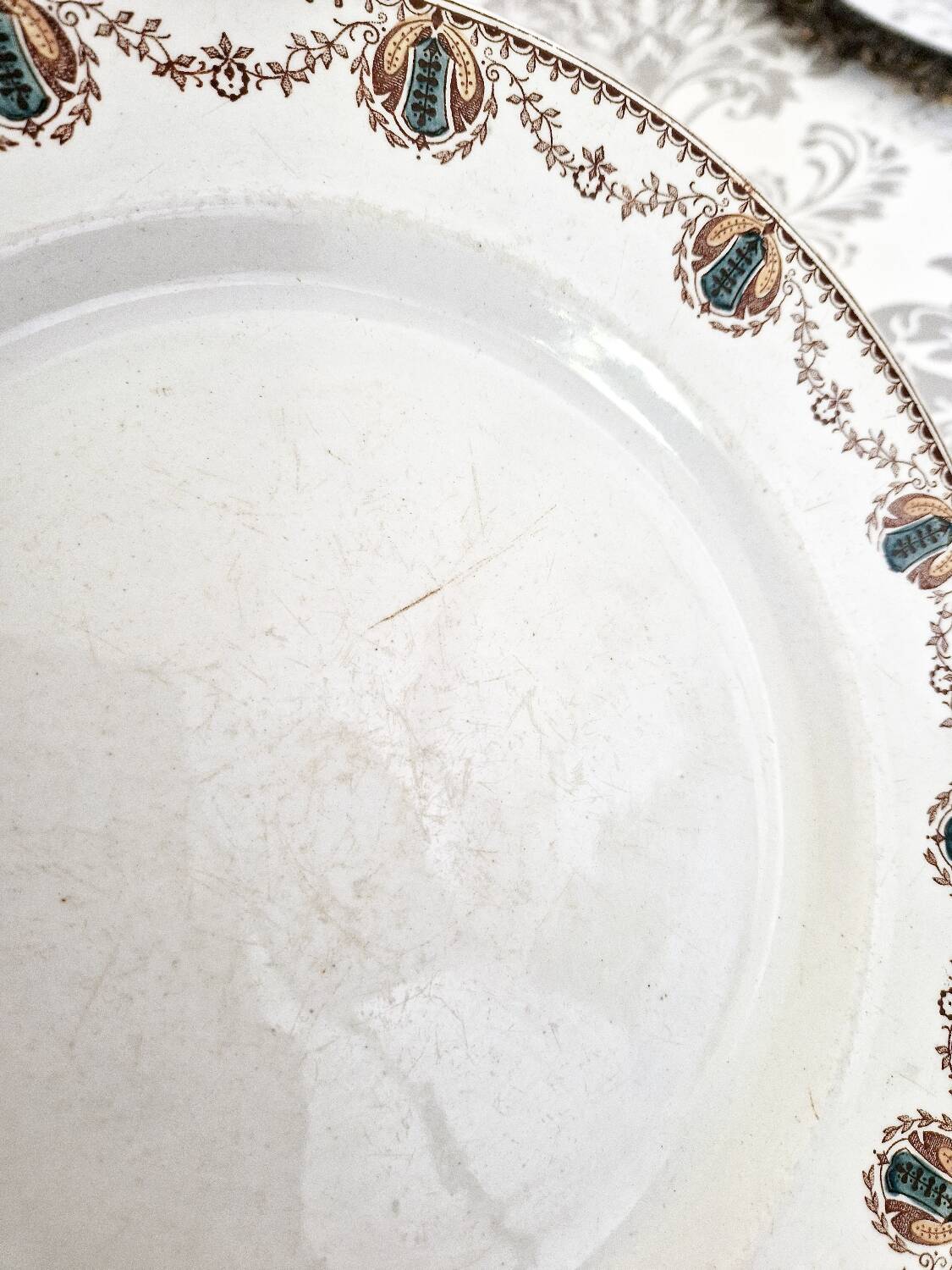 Old flat plates Terre de Fer Cadix Clairefontaine Léon Graves