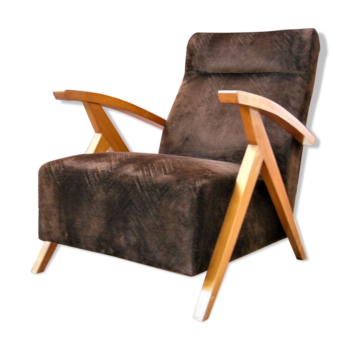 Chair of the years 50-60 frame wood