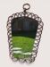 Vintage rattan mirror
