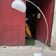 Arc floor lamp, 70s