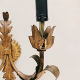 Golden Italian wall lamp