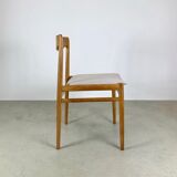 Danish midcentury dining chairs in oak, 1960s