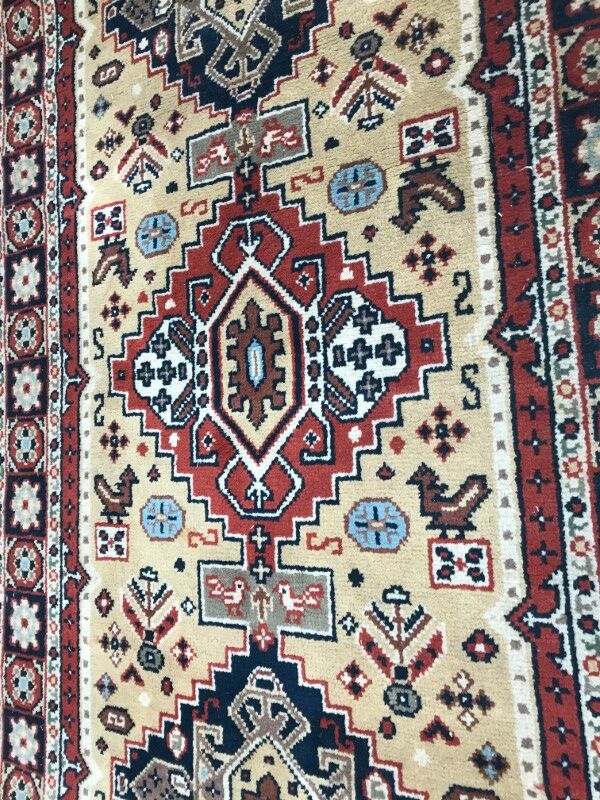 Vintage 120 X 226 CM hand made Turkish rugs