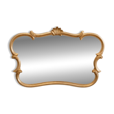 Large wall mirror with golden stucco mouldings – Louis XV Rococo style – 124