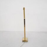 Lampadaire design en laiton lourd par Cassella, U.S.A. 1980's