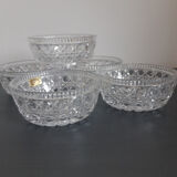 Lot of 5 crystal buder ramekins