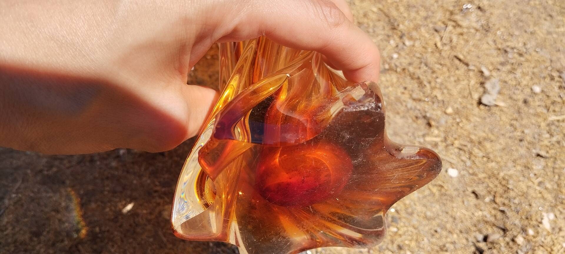Murano glass vase