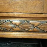 2-door old mirror cabinet