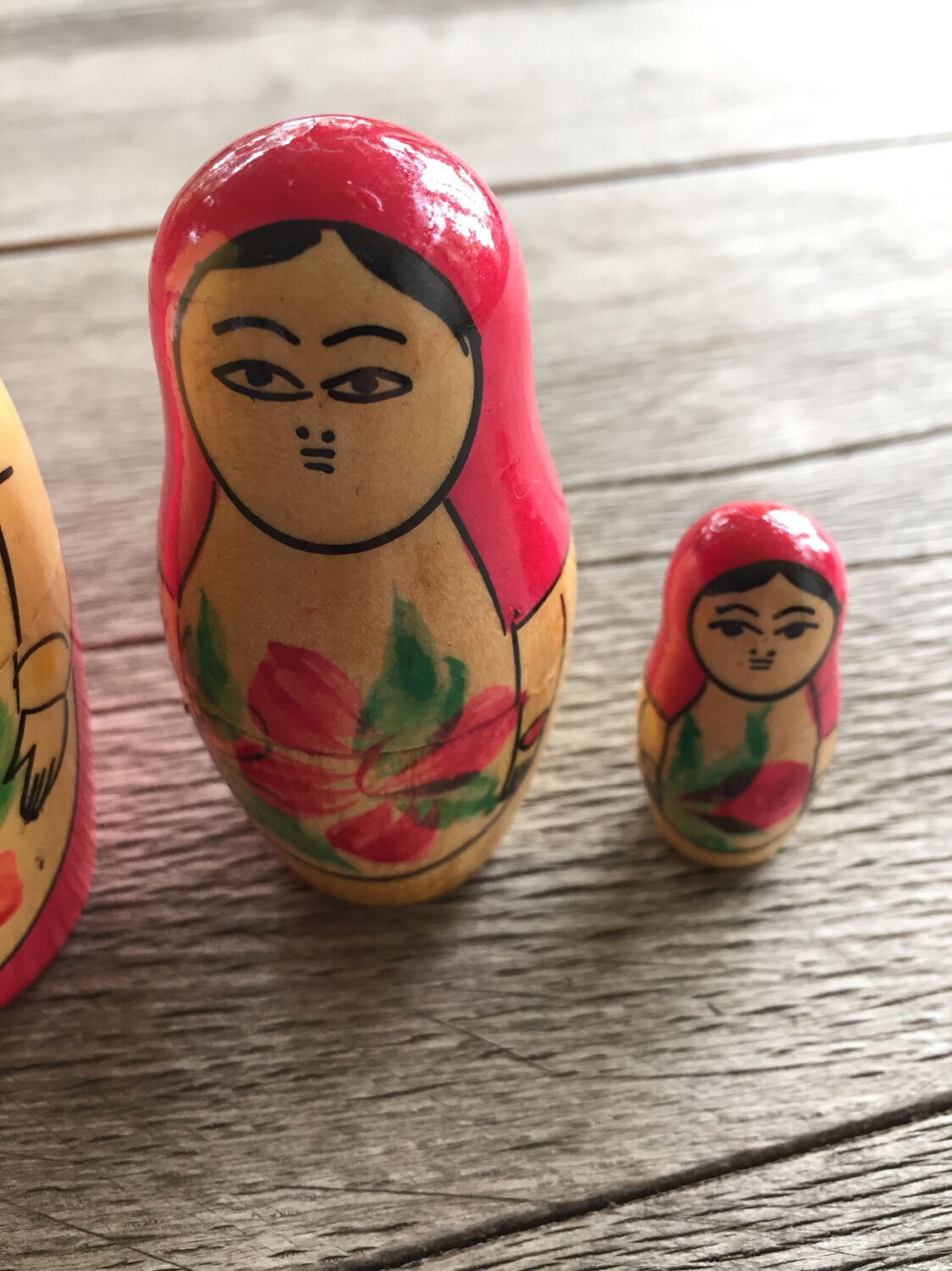 4 Russian dolls made in USSR