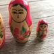 4 Russian dolls made in USSR
