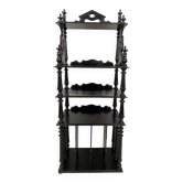 Meuble à partitions Napoléon III en bois noirci