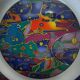 6 SO FRENCH designer plates, Galion decor