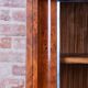 Art Deco Bookcase in Elm and Mahogany, 1920s