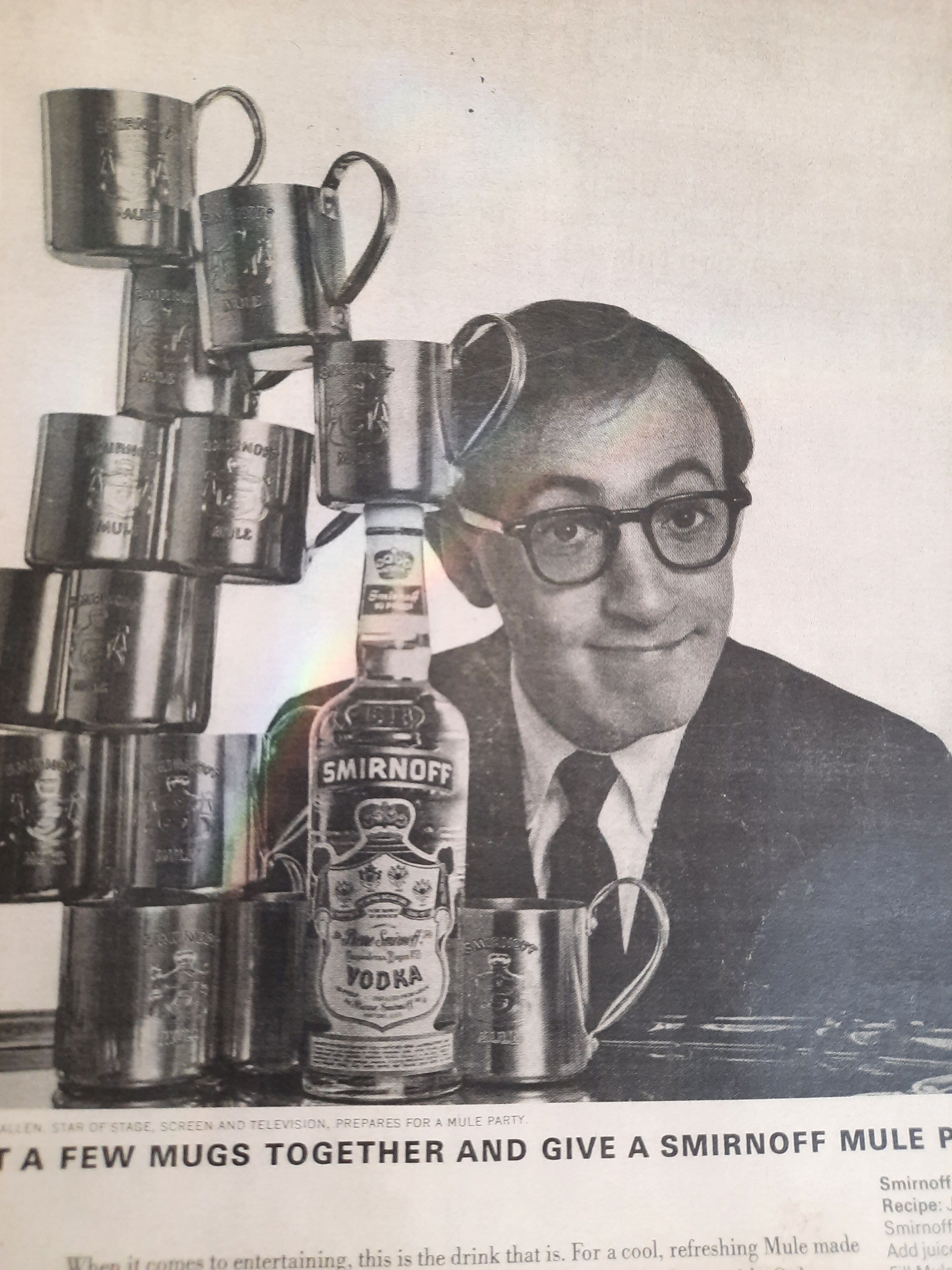 Affiche publicitaire Woody Allen