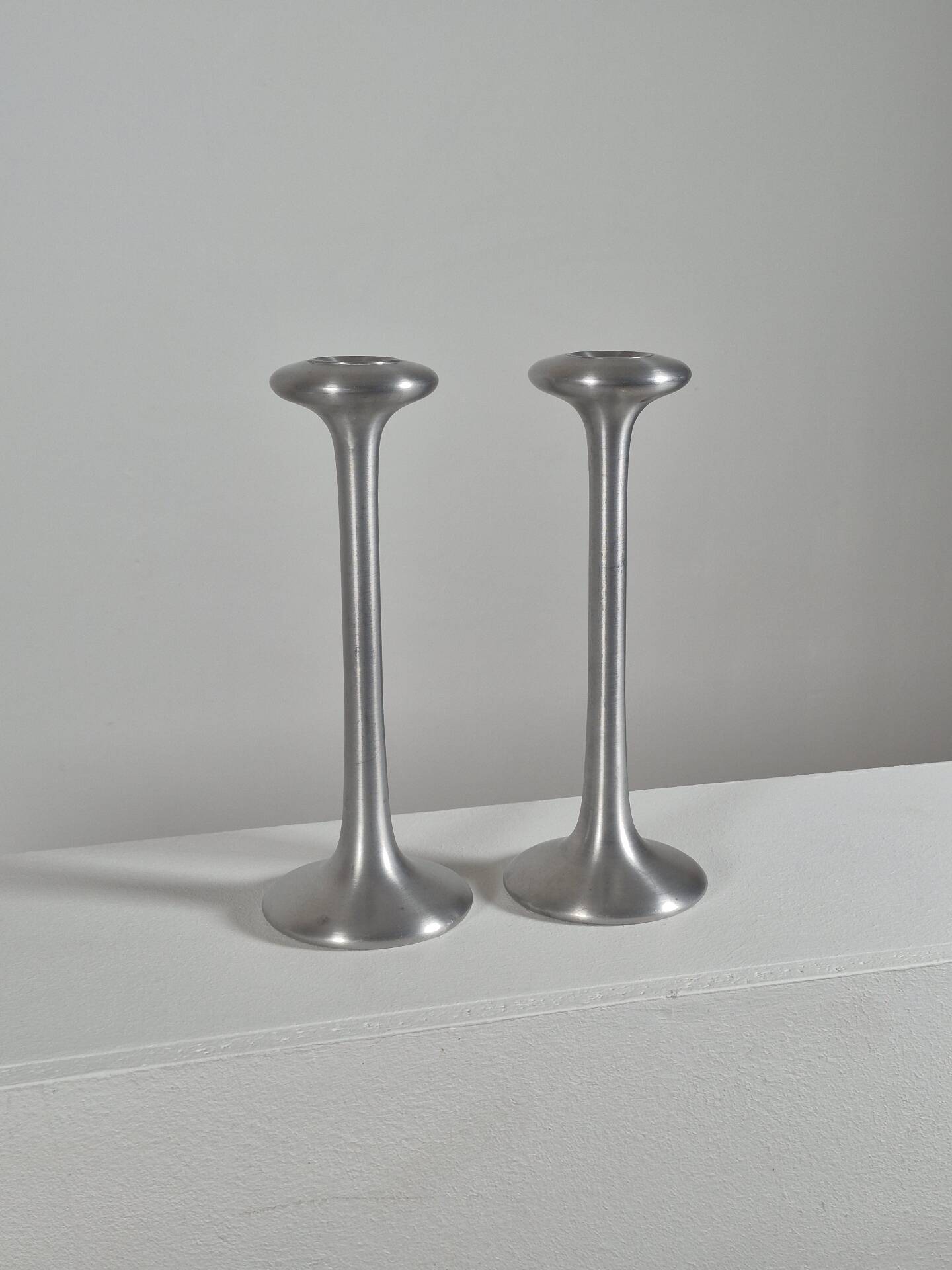 Vintage pair of postmodern candlesticks by Carl Österjam Ikea