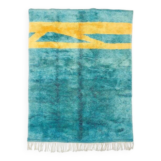 Tapis beni mrirt fait main traditionnelle taille 150 x 250 cm