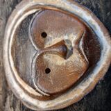 Bouclier d'apparat Fang africain en bois