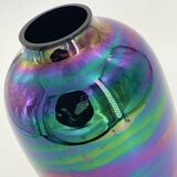 Vintage mercurized ceramic vase