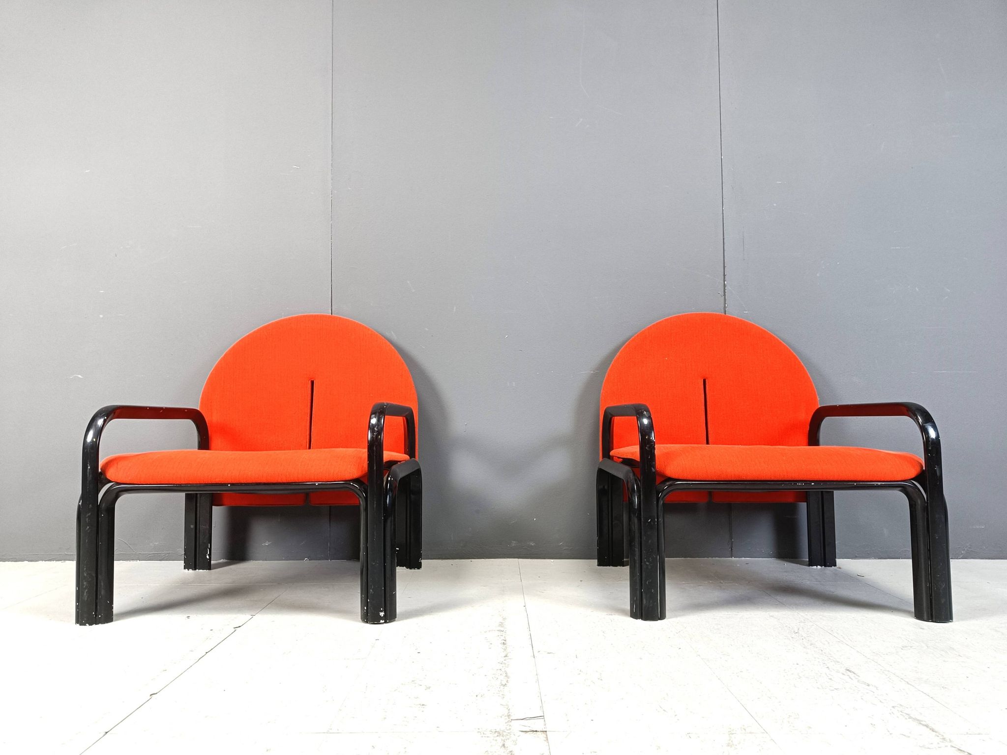 Pair of Gae Aulenti '54 L' Armchairs for Knoll International, 1970s