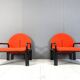 Pair of Gae Aulenti '54 L' Armchairs for Knoll International, 1970s