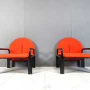 Pair of Gae Aulenti '54 L' Armchairs for Knoll International, 1970s