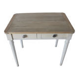 Farmhouse table 2 drawers 1950