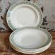 Five old plates Terre de fer from Choisy-Le-Roi HB and cie