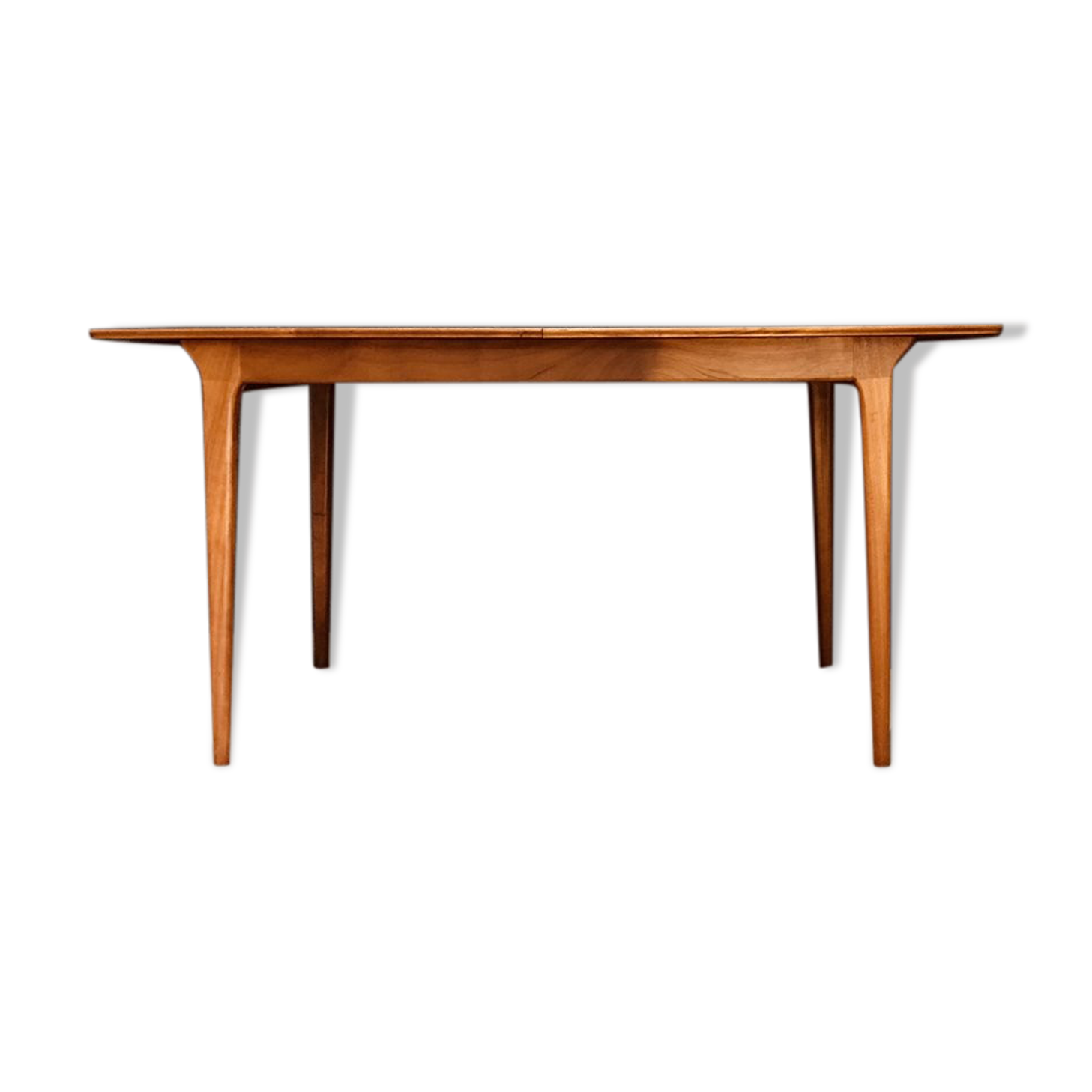 Extendable dining room table model t2 mid-century teak by Tom Robertson for McIntosh 1960s