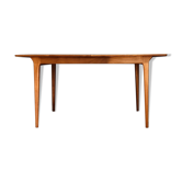 Table de salle à manger extensible modèle t2 mid-century en teck par Tom Robertson pour McIntosh 1960s