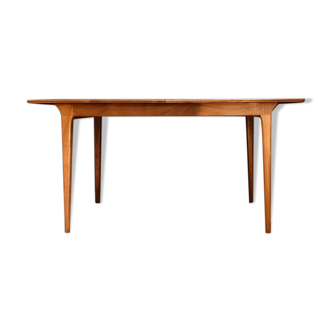 Table de salle à manger extensible modèle t2 mid-century en teck par Tom Robertson pour McIntosh 1960s