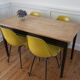 Farmhouse table in chestnut