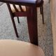 Suite de 4 fauteuils bois vintage années 80