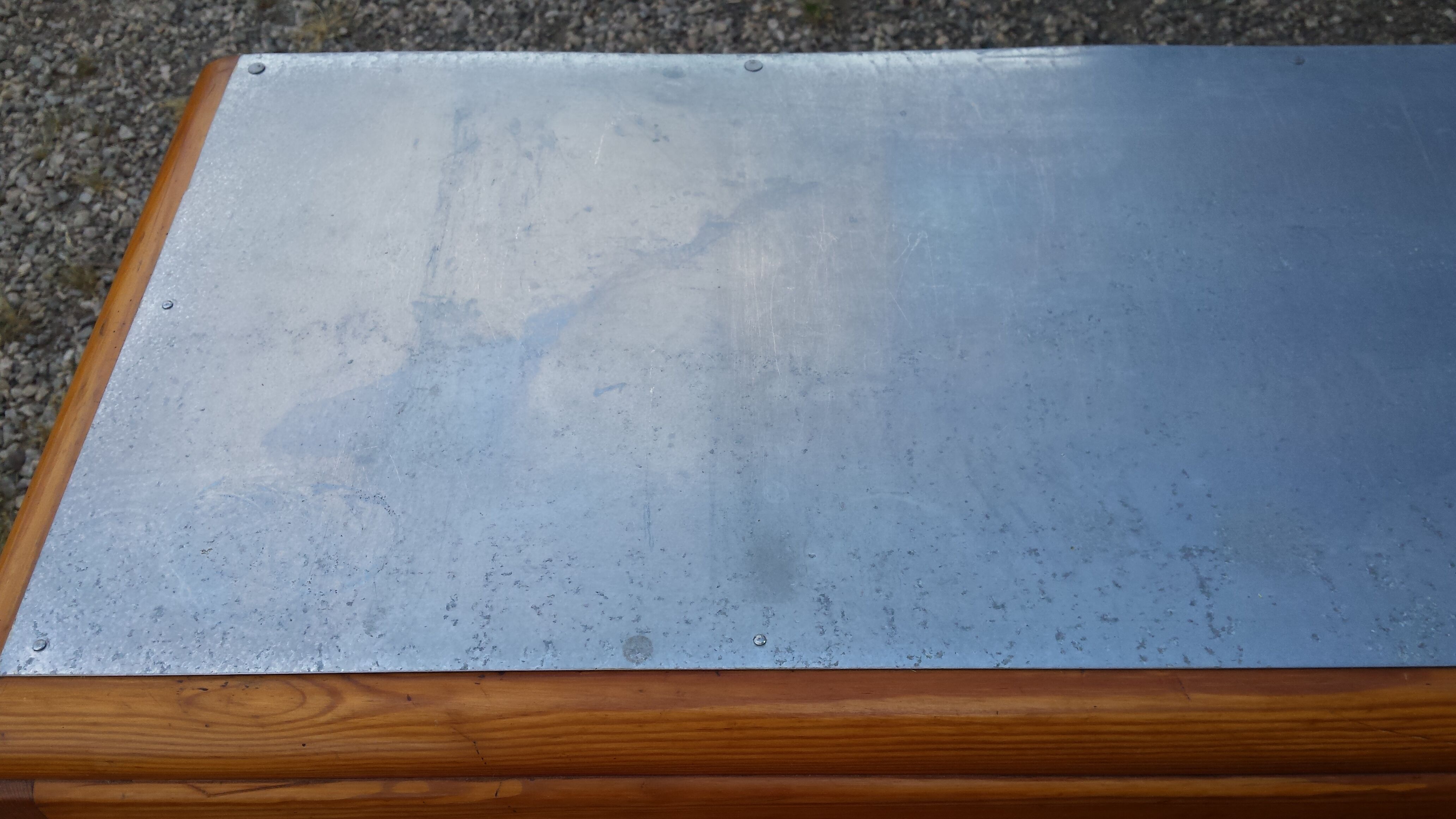 buffet Mado low, zinc or aluminum tray