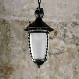 Wrought iron lantern, France, 1950s