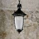 Wrought iron lantern, France, 1950s
