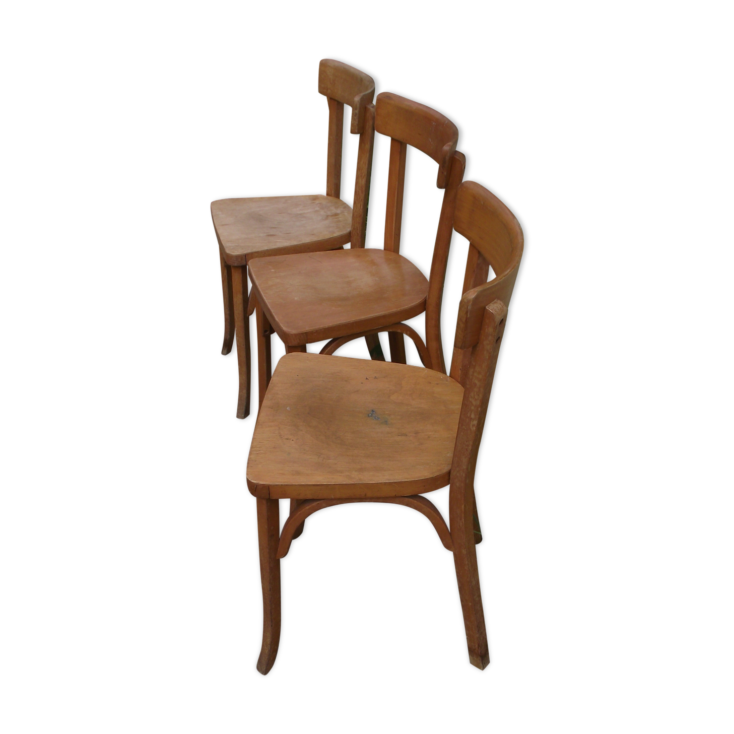 3 Bauman bistro chairs