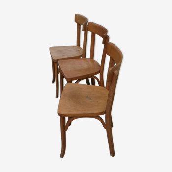 3 Bauman bistro chairs