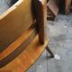 Set de 6 chaises tout bois 1960