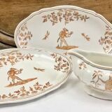 6 soup plates Longchamp Decors Moustiers Olérys